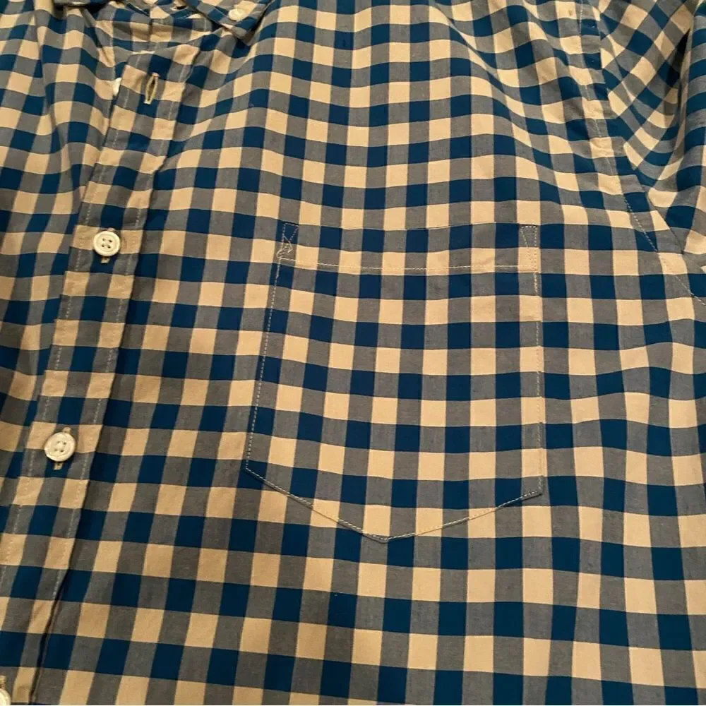 J Crew Plaid X Large Tall Shirt